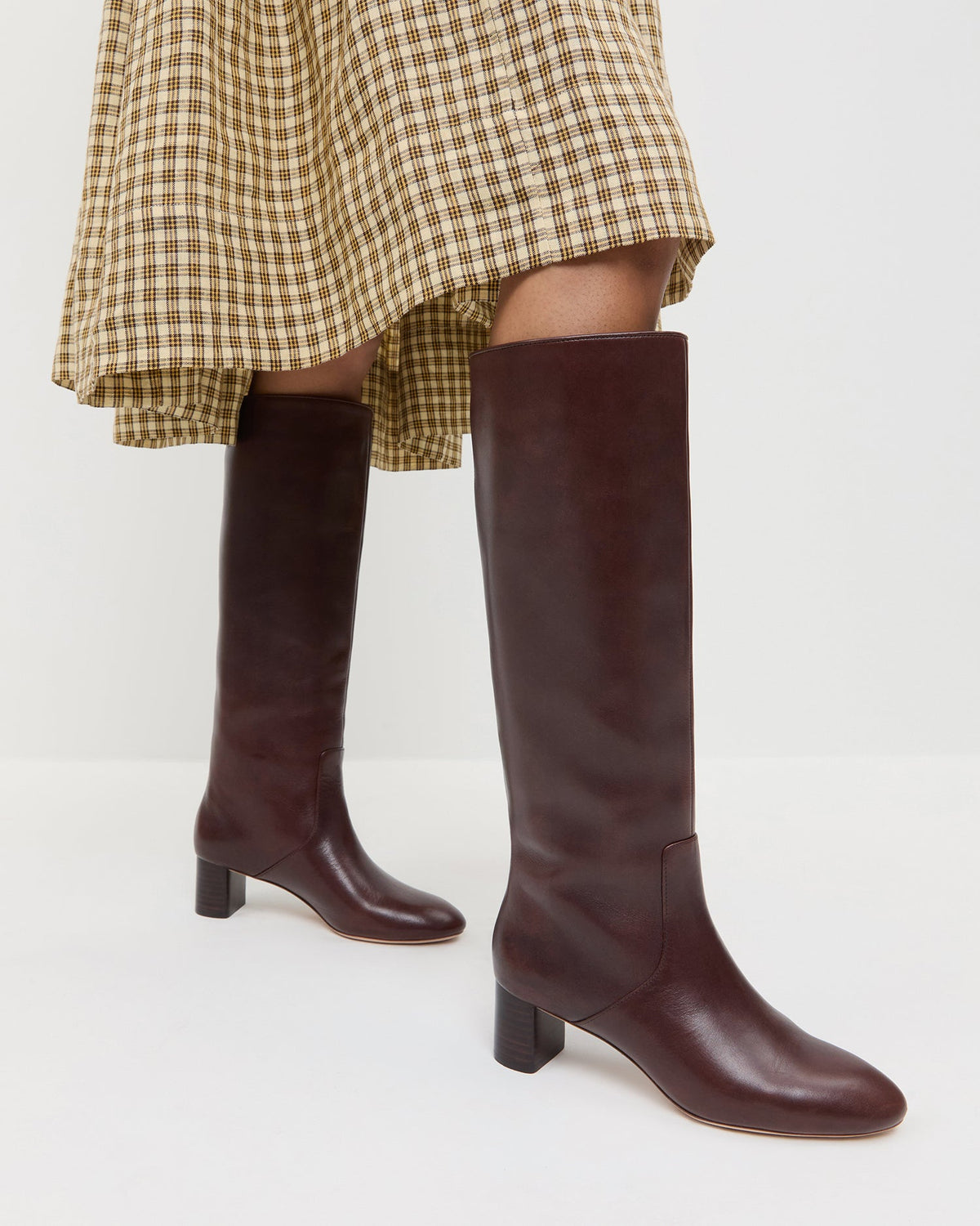 Loeffler Randall Signature - Gia Espresso Leather Tall Boot