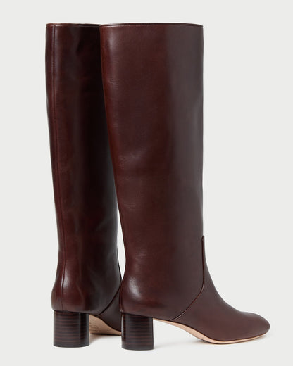 Loeffler Randall Signature - Gia Espresso Leather Tall Boot