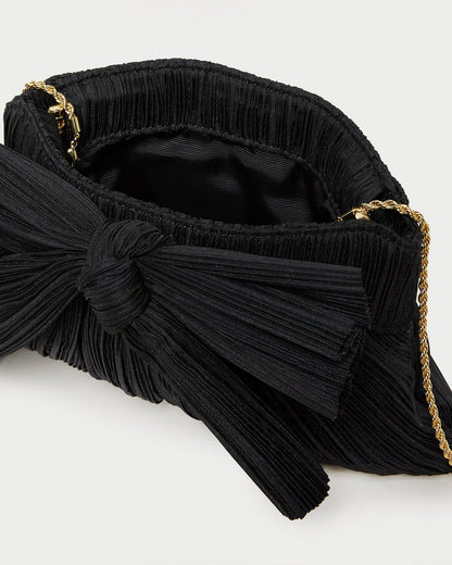 Loeffler Randall Latest - Rayne Black Bow Clutch