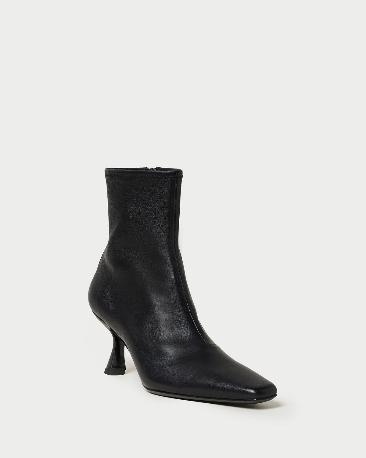 Loeffler Randall Great Value - Thandy Black Leather Curved Heel Bootie