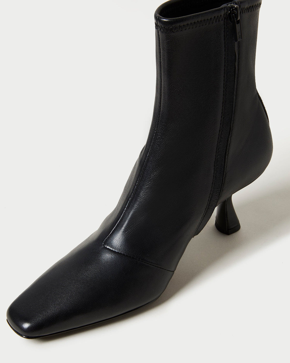 Loeffler Randall Great Value - Thandy Black Leather Curved Heel Bootie