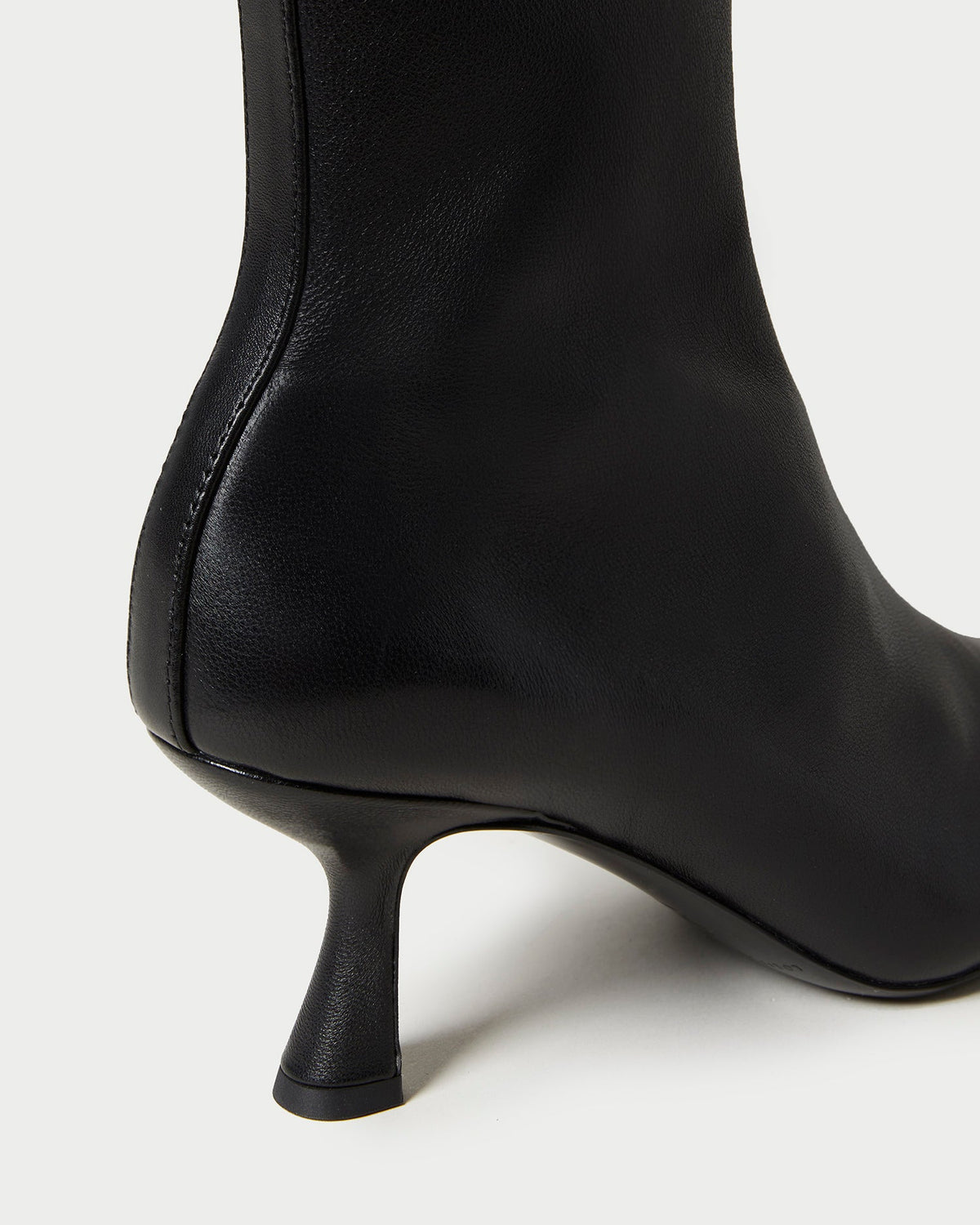 Loeffler Randall Great Value - Thandy Black Leather Curved Heel Bootie