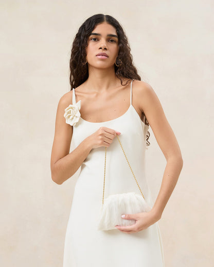 Loeffler Randall Value - Bailey Pearl Pleated Dome Clutch