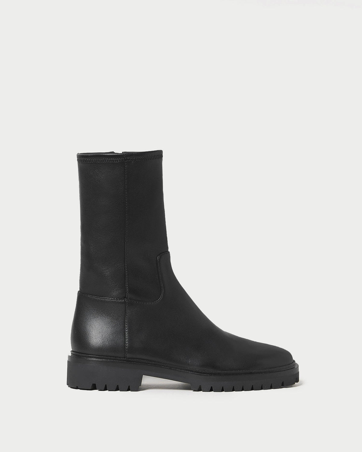 Loeffler Randall Trending - Danny Black Leather Lug Boot
