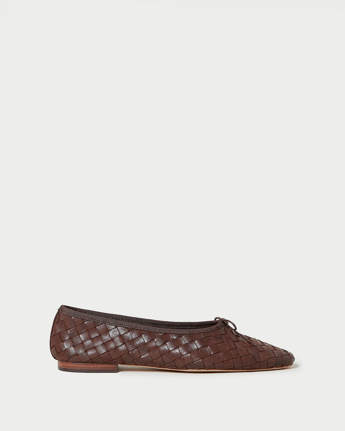 Loeffler Randall Recommended - Landry Chocolate Woven Ballet Flat