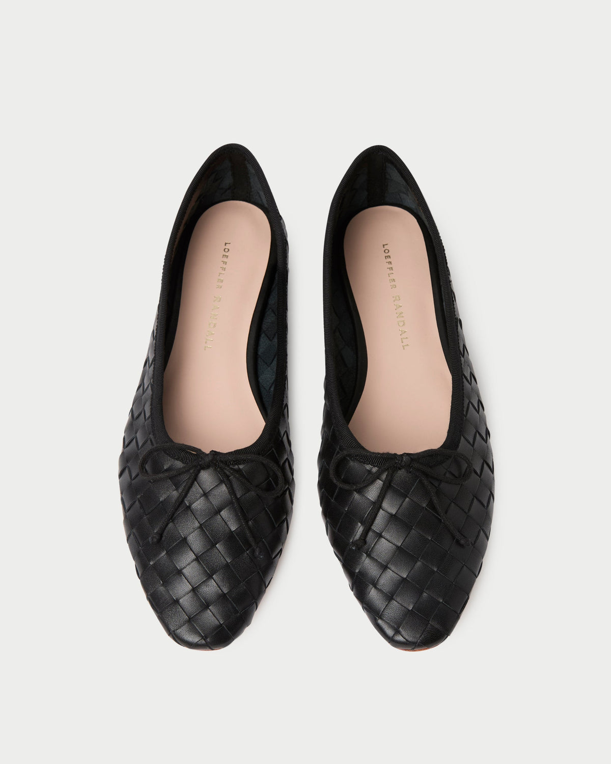 Loeffler Randall Value - Landry Black Woven Ballet Flat