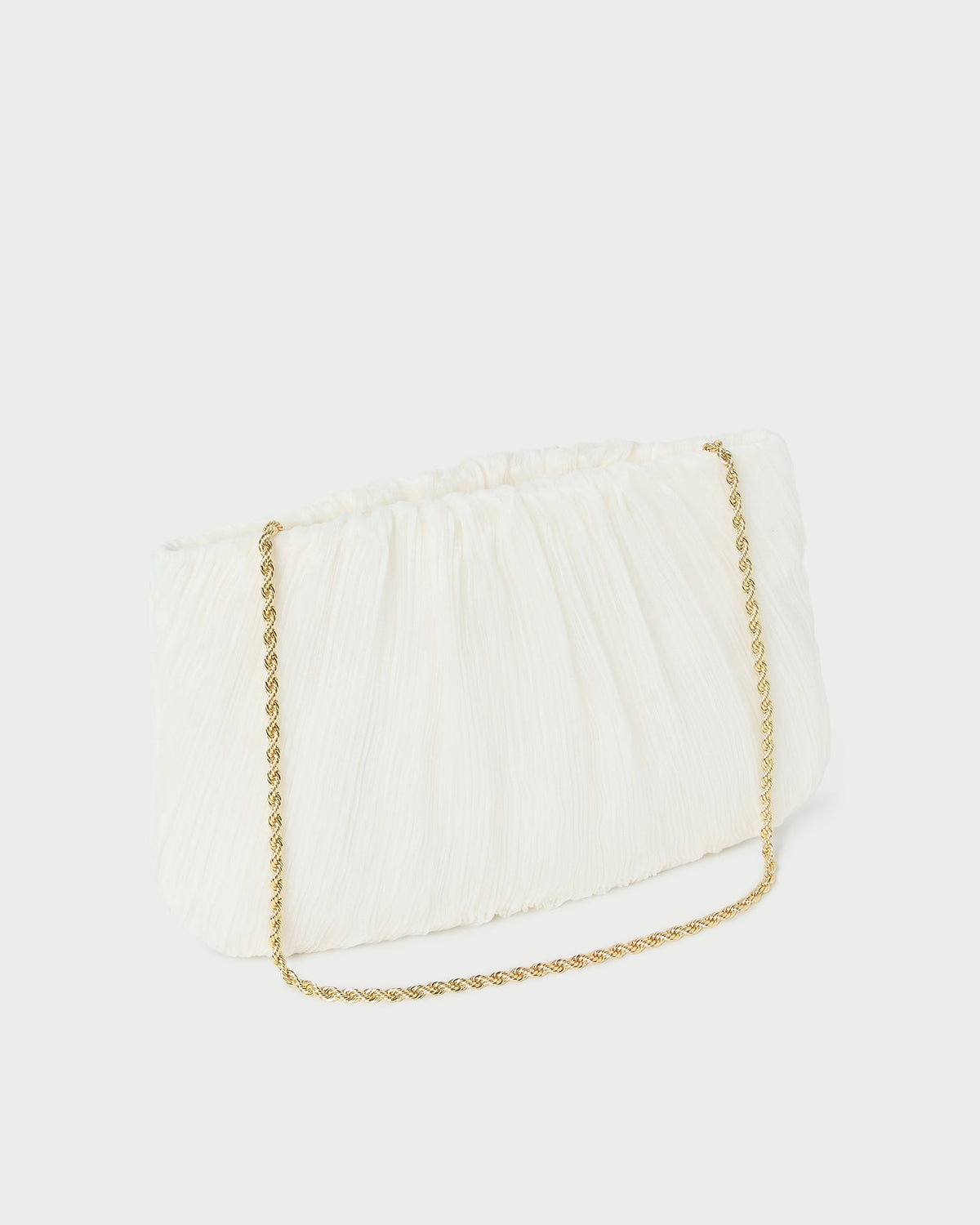 Loeffler Randall Trusted - Brit Pearl Flat Pleated Clutch