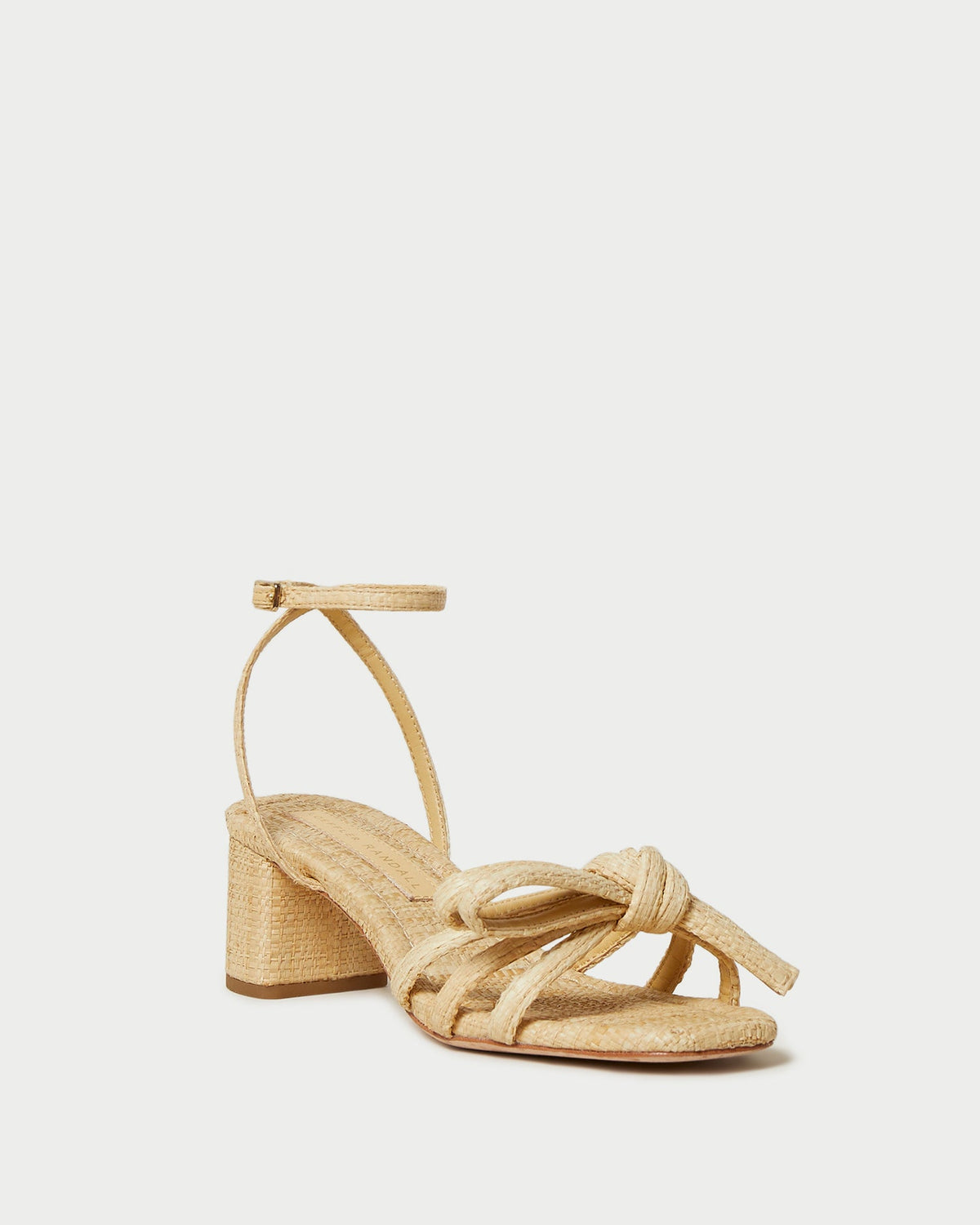 Loeffler Randall Quality - Mikel Natural Bow Mid-Heel Sandal