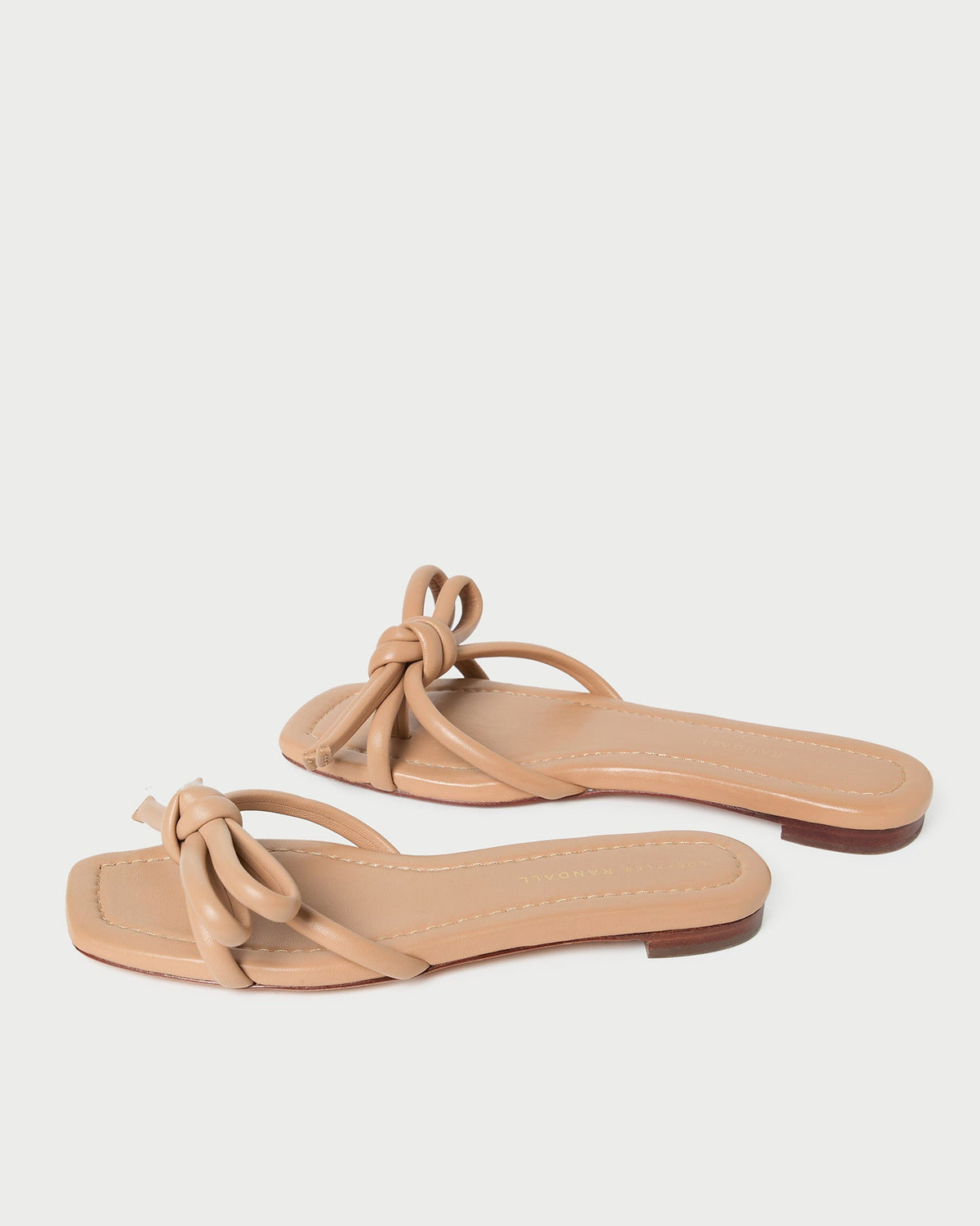 Loeffler Randall New - Hadley Dune Leather Bow Sandal