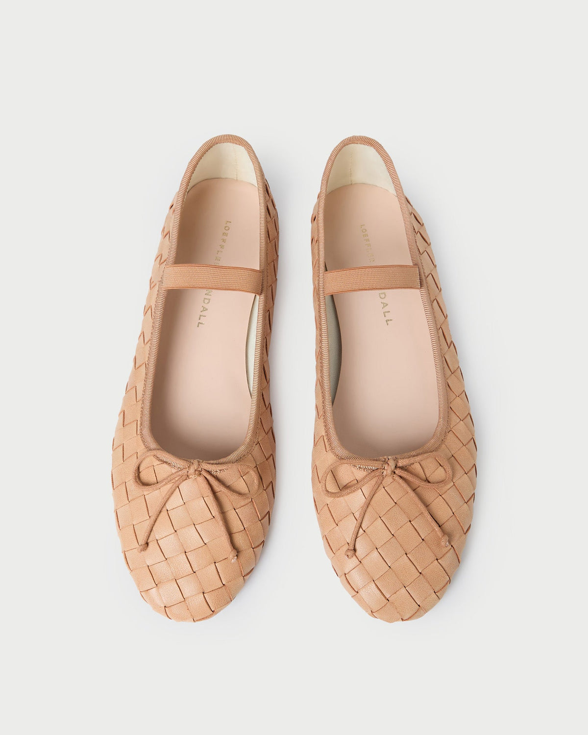 Loeffler Randall Exclusive - Leonie Honey Woven Ballet Flat