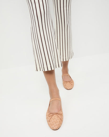 Loeffler Randall Exclusive - Leonie Honey Woven Ballet Flat