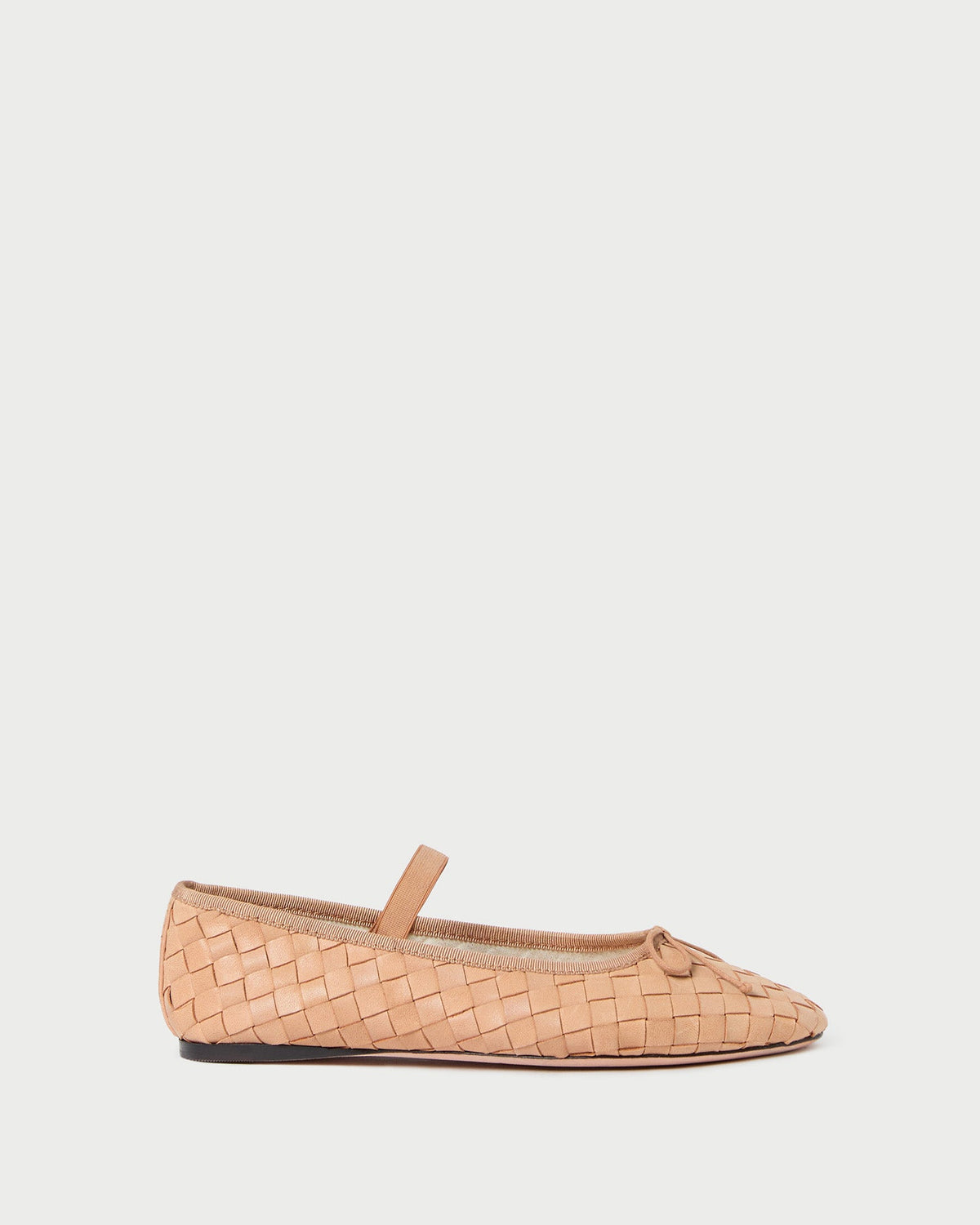 Loeffler Randall Exclusive - Leonie Honey Woven Ballet Flat