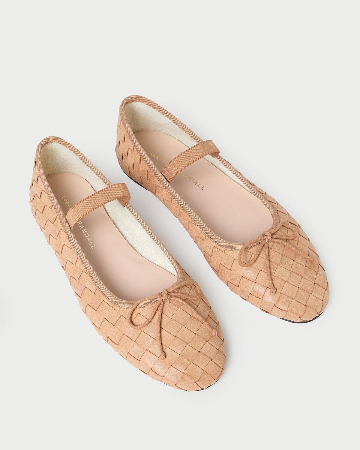 Loeffler Randall Exclusive - Leonie Honey Woven Ballet Flat