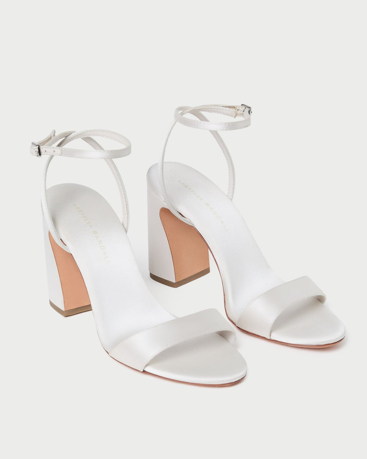 Loeffler Randall Best Price - Malia Cream Curved-Heel Sandal