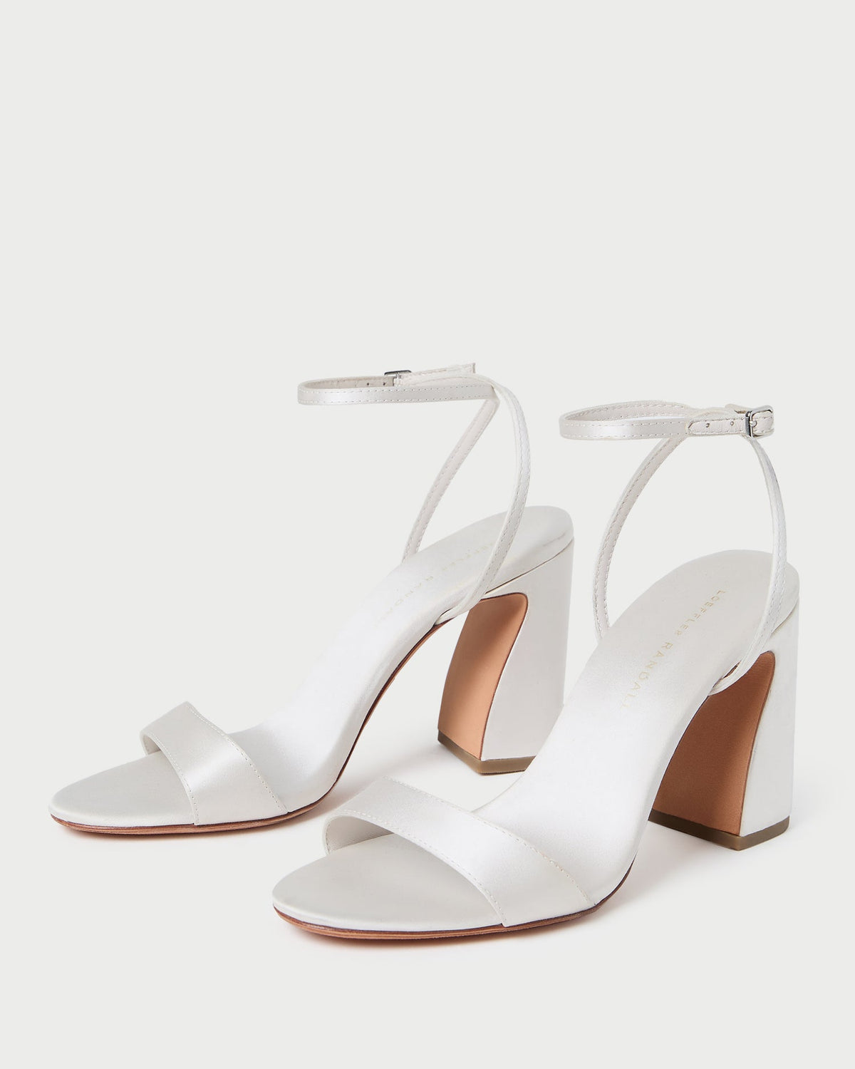 Loeffler Randall Best Price - Malia Cream Curved-Heel Sandal