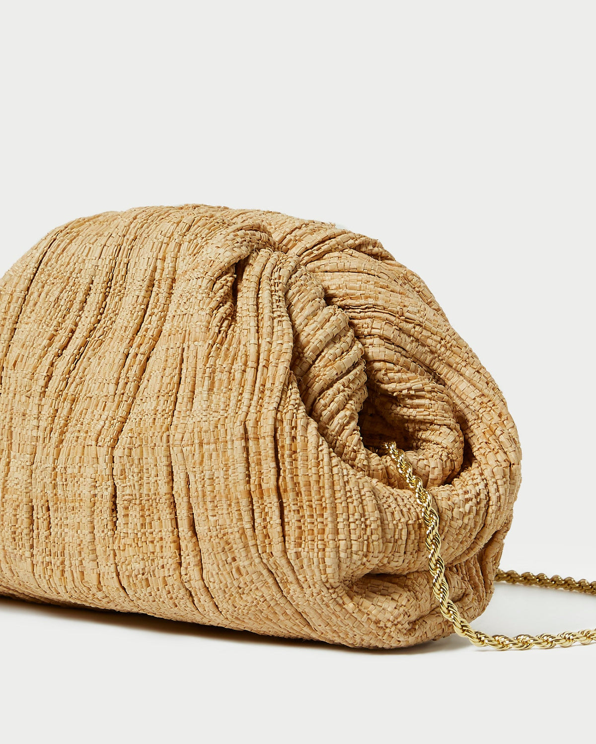 Loeffler Randall Hot Sale - Bailey Natural Pleated Dome Clutch
