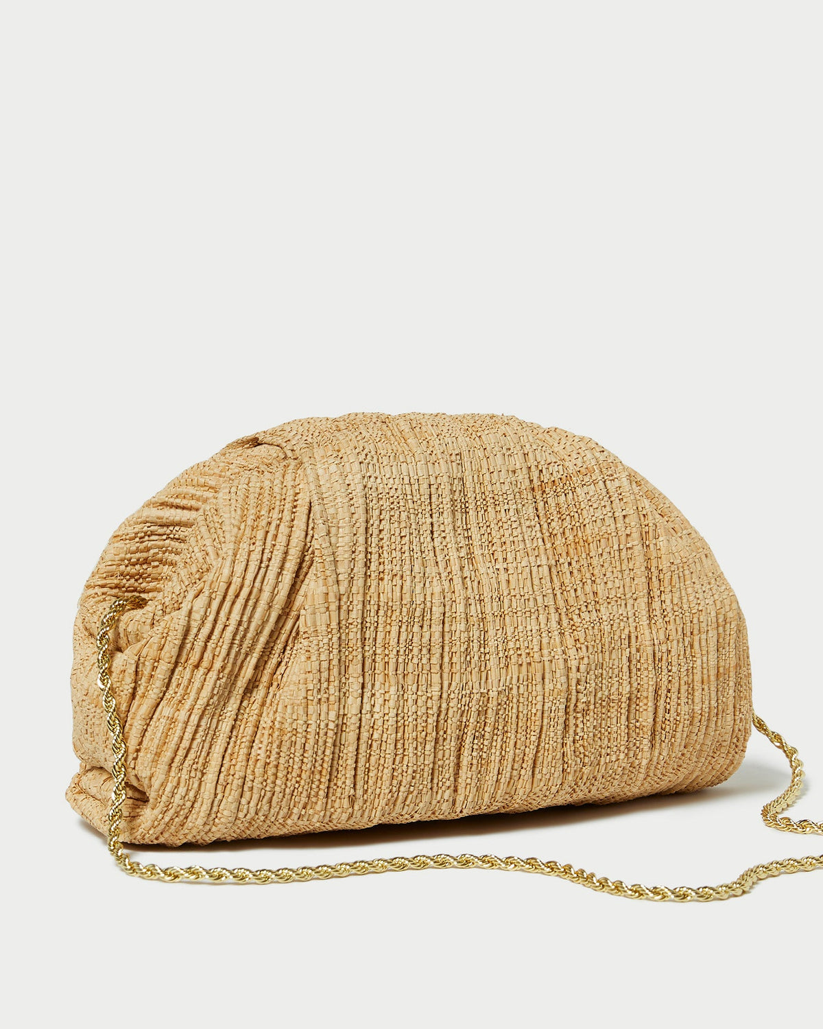 Loeffler Randall Hot Sale - Bailey Natural Pleated Dome Clutch