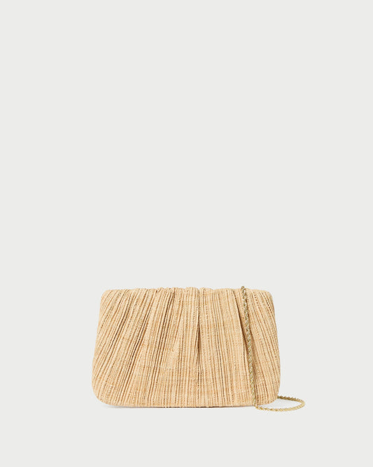 Loeffler Randall Classic - Brit Natural Flat Pleated Clutch