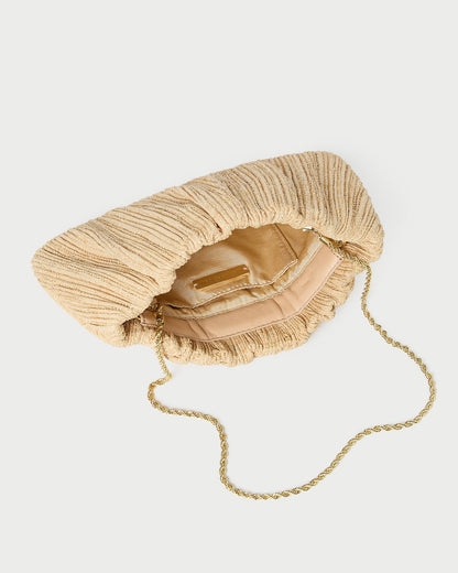 Loeffler Randall Classic - Brit Natural Flat Pleated Clutch