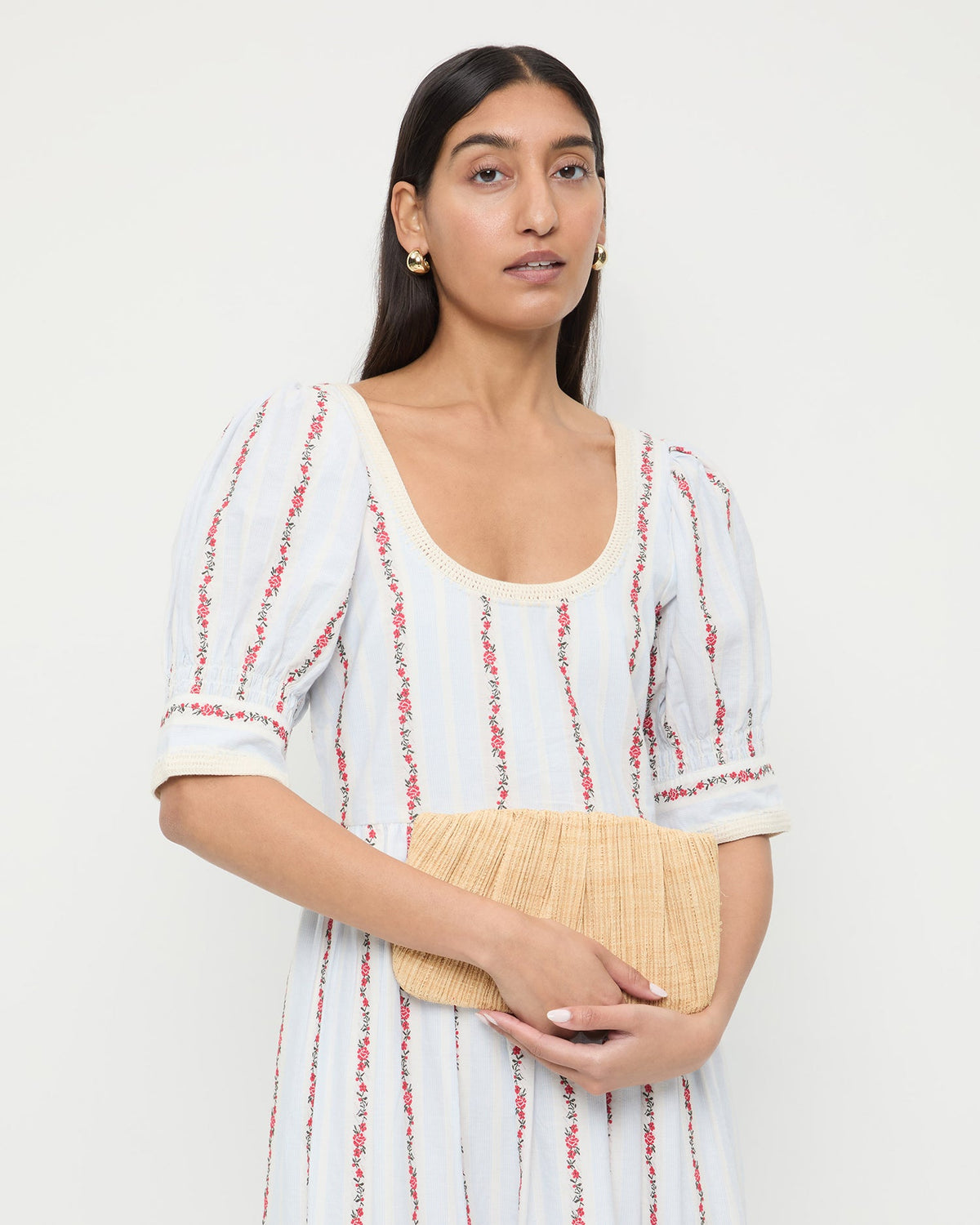Loeffler Randall Classic - Brit Natural Flat Pleated Clutch