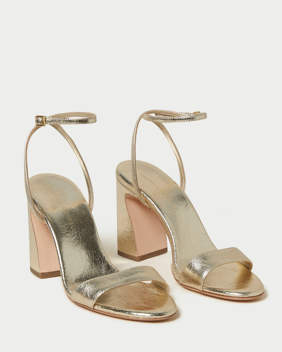 Loeffler Randall Sale - Malia Champagne Curved-Heel Sandal