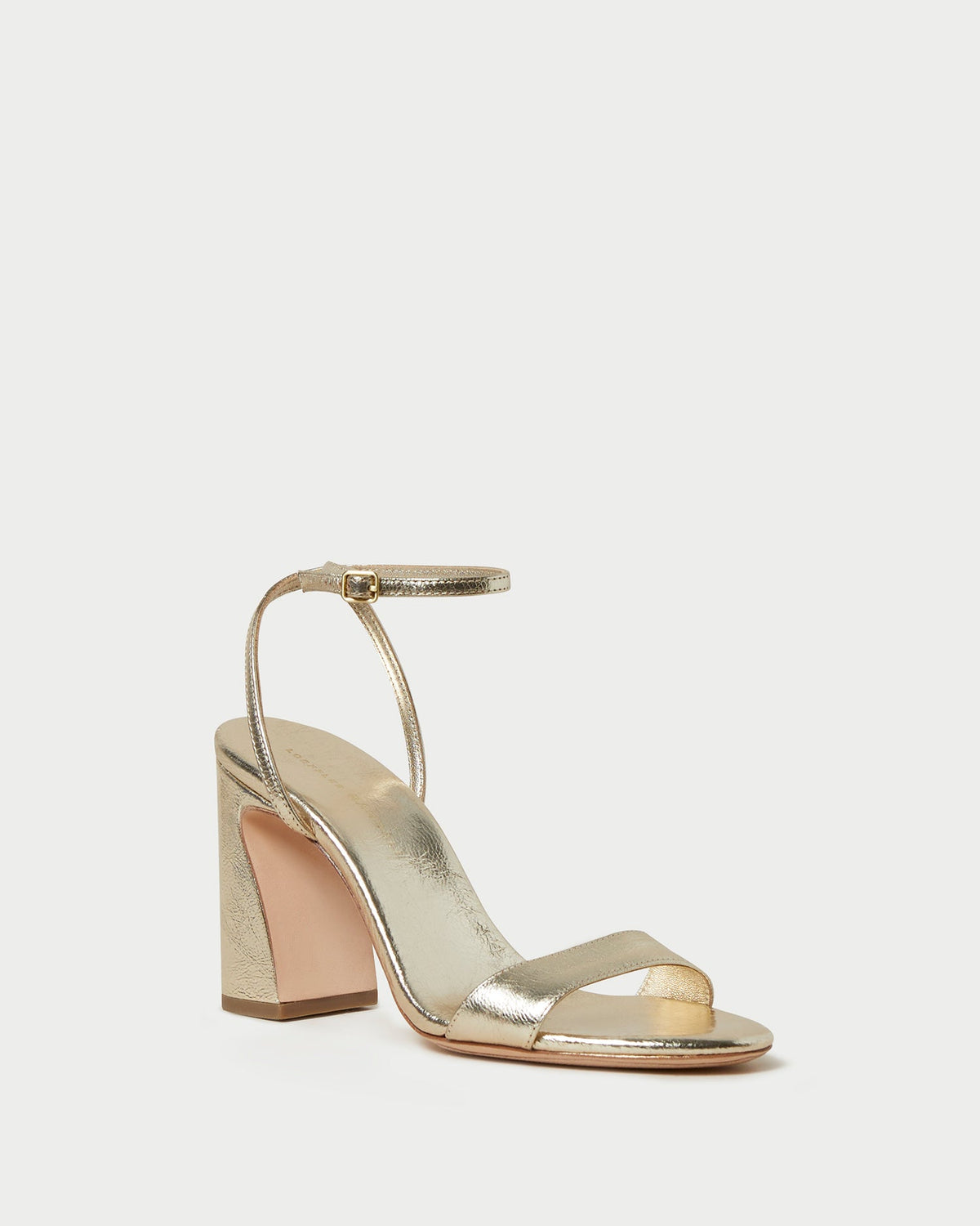 Loeffler Randall Sale - Malia Champagne Curved-Heel Sandal