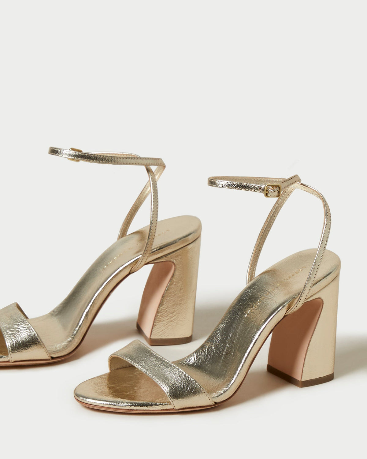 Loeffler Randall Sale - Malia Champagne Curved-Heel Sandal