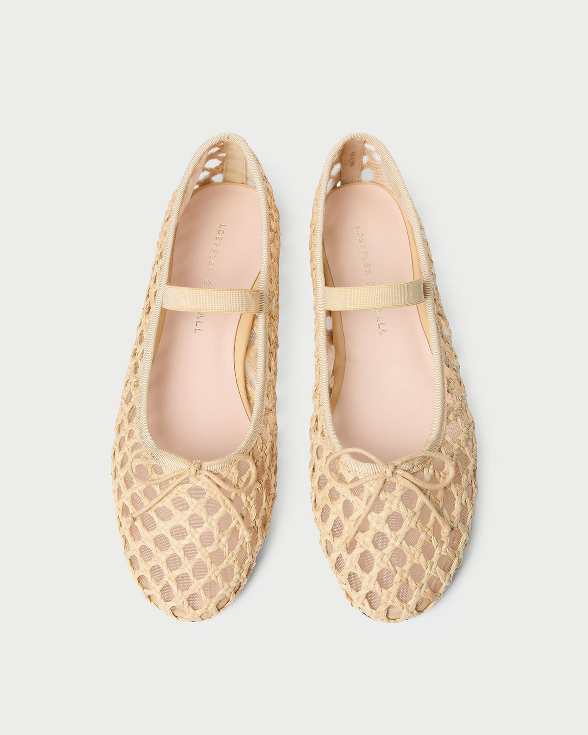Loeffler Randall Everyday - Leonie Natural Crochet Ballet Flat