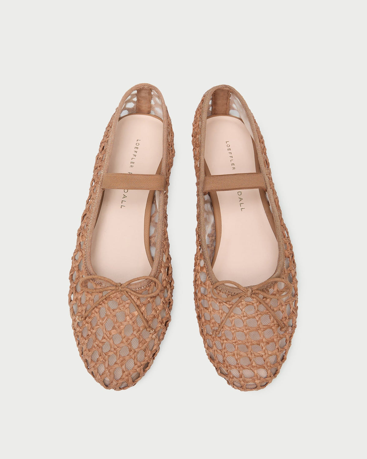 Loeffler Randall Quality - Leonie Brown Crochet Ballet Flat