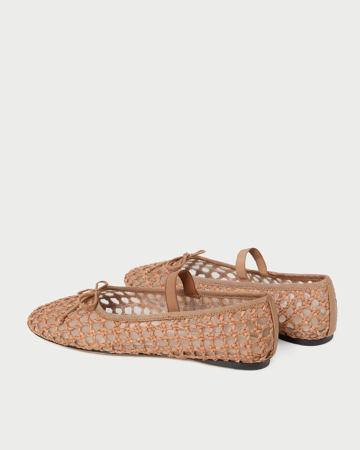 Loeffler Randall Quality - Leonie Brown Crochet Ballet Flat