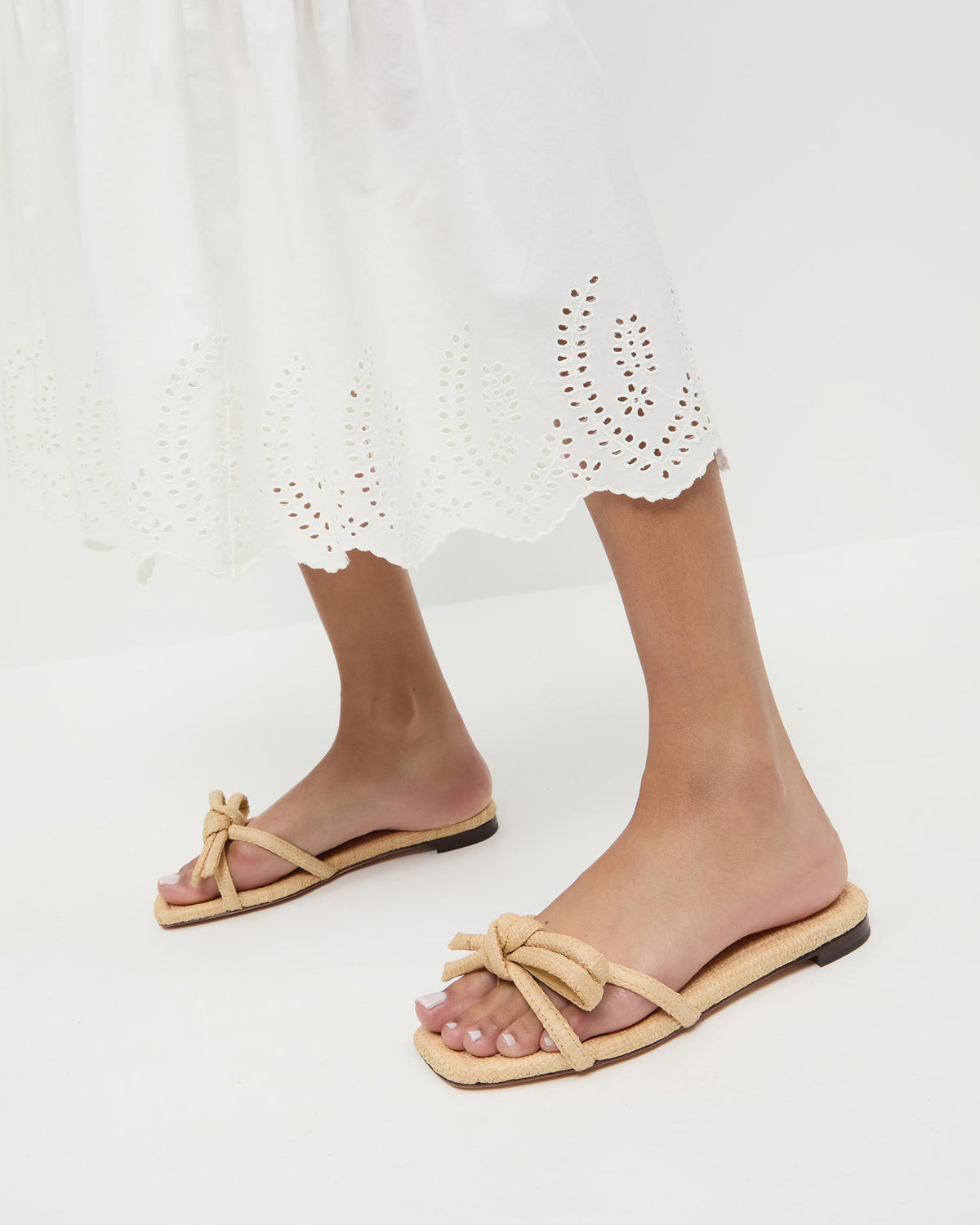 Loeffler Randall Trending - Hadley Natural Bow Sandal