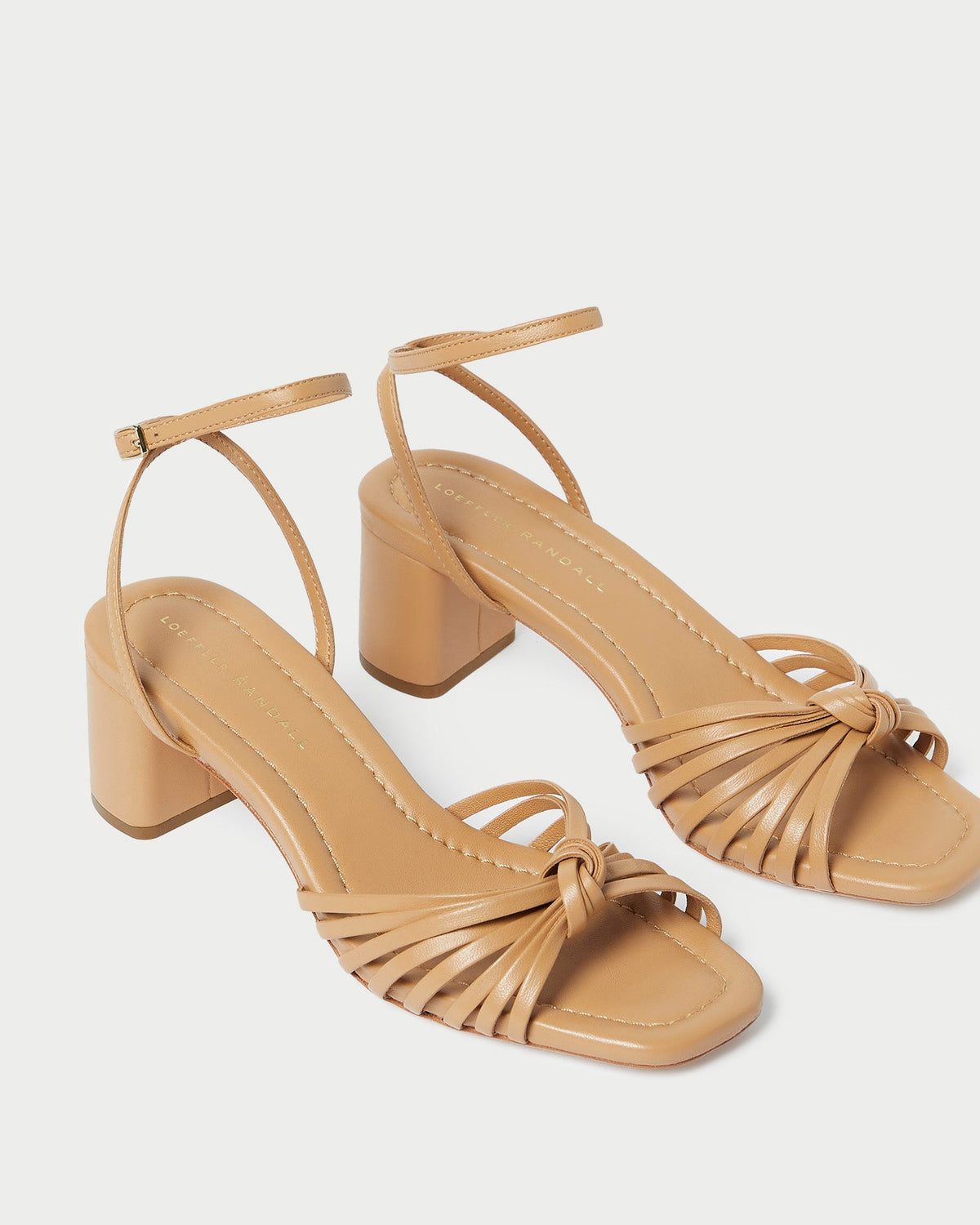 Loeffler Randall Recommended - Olivia Dune Knot Mid-Heel Sandal