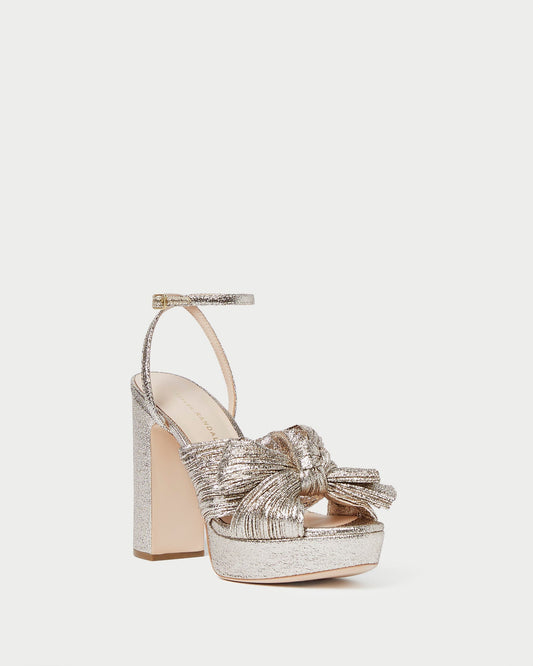 Loeffler Randall Value - Natalia Champagne Platform Bow Heel