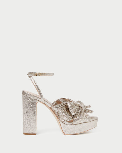 Loeffler Randall Value - Natalia Champagne Platform Bow Heel