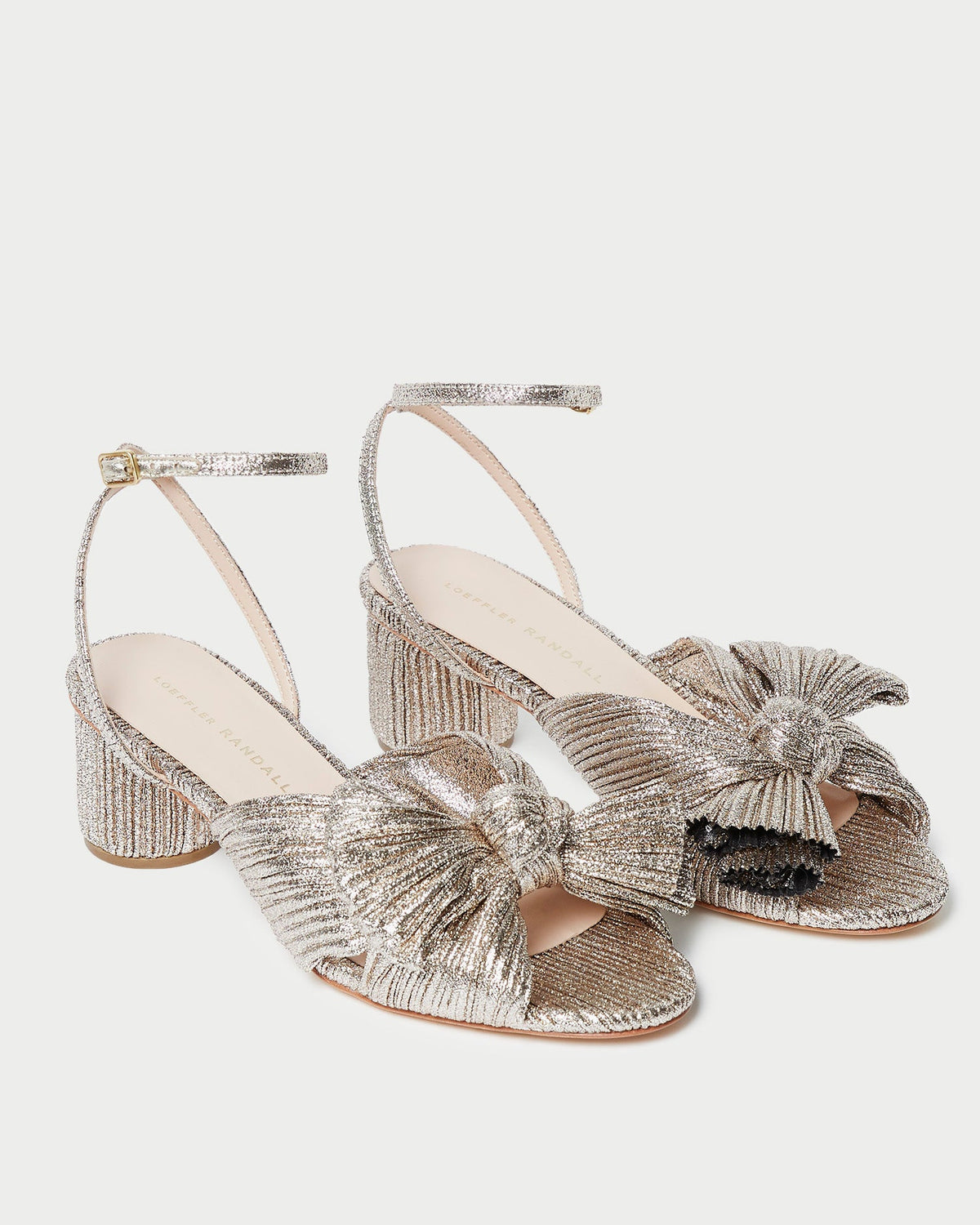 Loeffler Randall Best Price - Dahlia Champagne Pleated Bow Heel