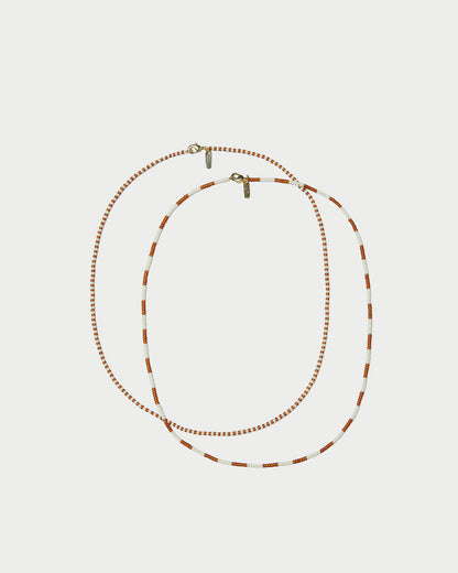 Loeffler Randall Hot Sale - Soo Amber/Cream Necklace Set