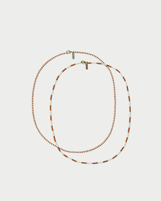 Loeffler Randall Hot Sale - Soo Amber/Cream Necklace Set