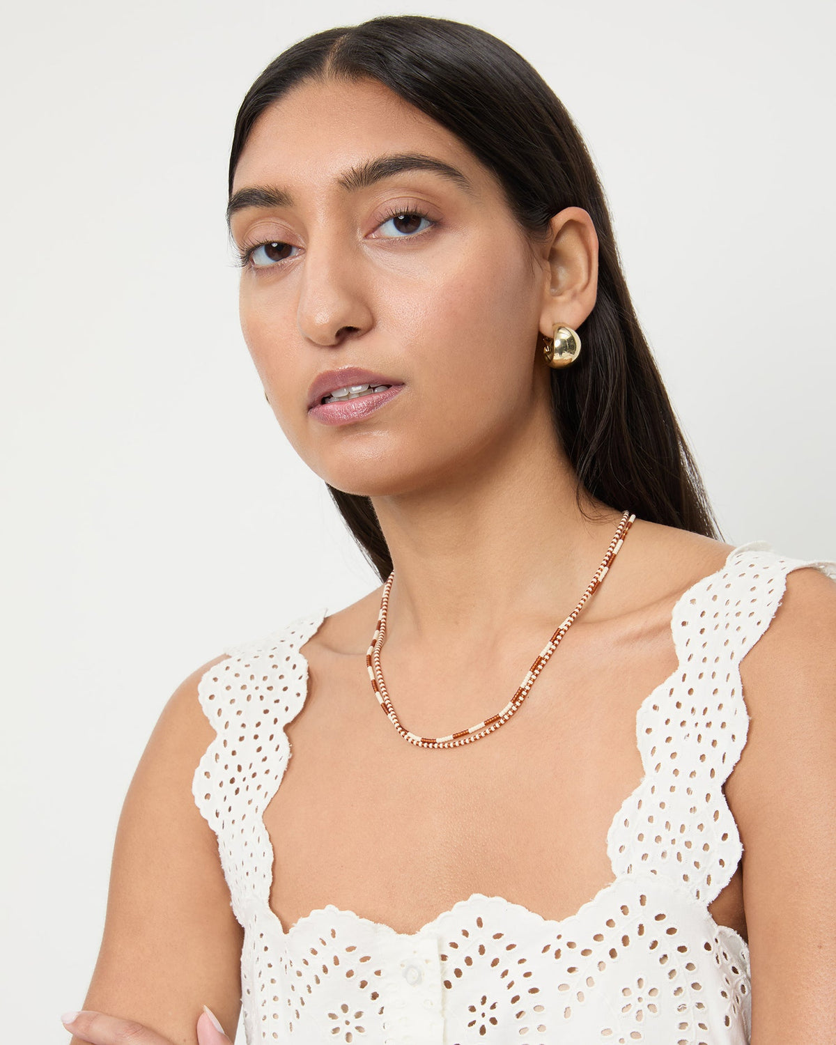Loeffler Randall Hot Sale - Soo Amber/Cream Necklace Set