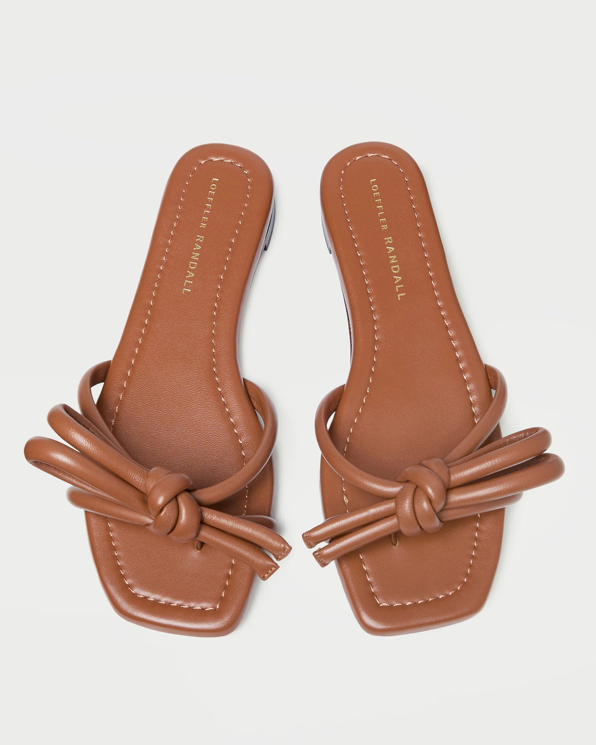 Loeffler Randall Special Offer - Hadley Timber Leather Bow Sandal