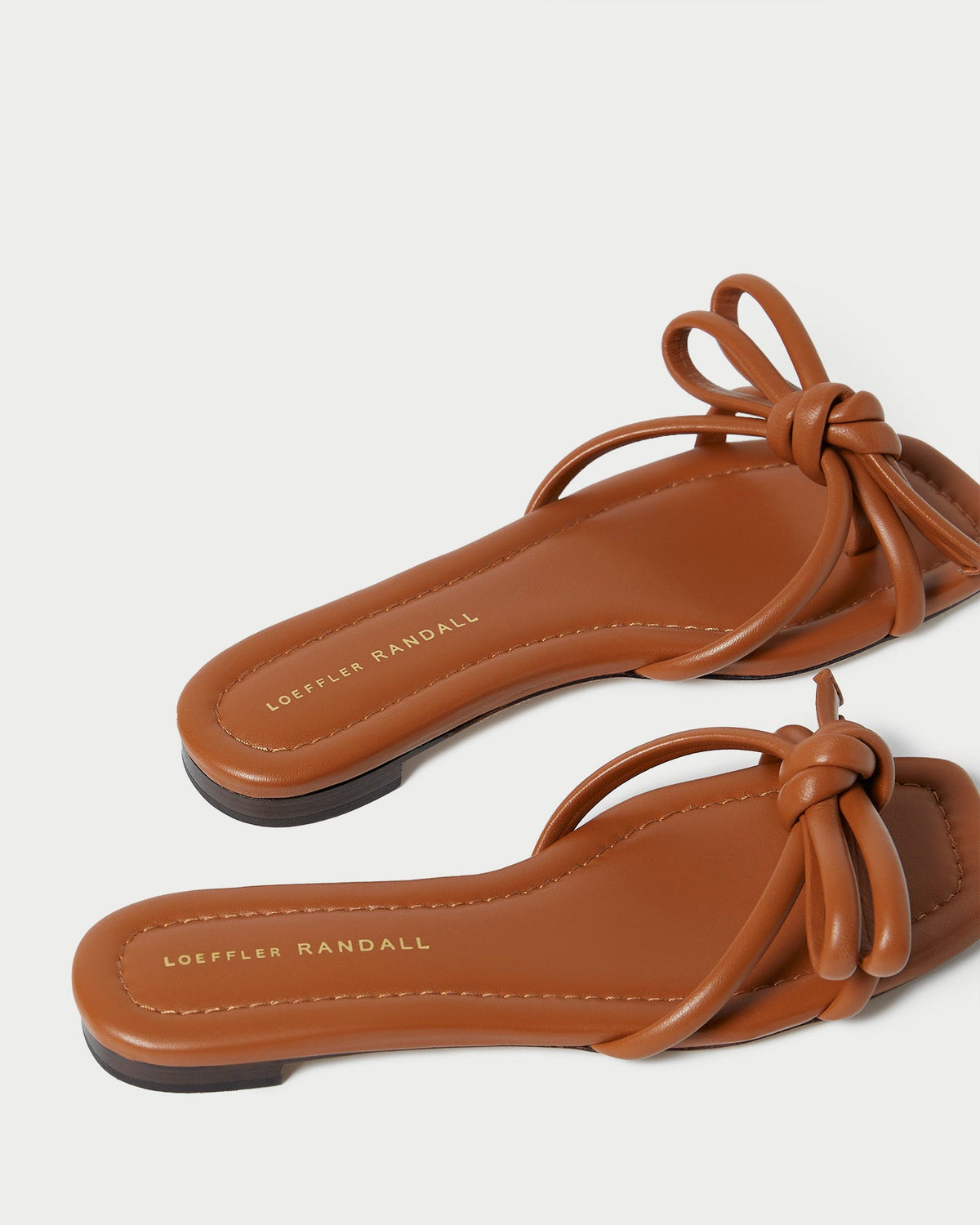 Loeffler Randall Special Offer - Hadley Timber Leather Bow Sandal