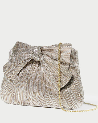 Loeffler Randall Latest - Rayne Champagne Bow Clutch