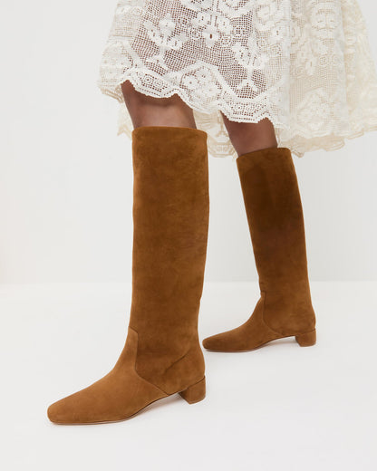 Loeffler Randall Signature - Indy Cacao Suede Tall Boot