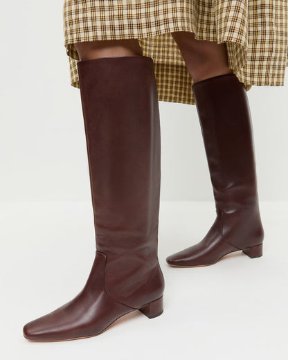 Loeffler Randall Premium - Indy Espresso Leather Tall Boot