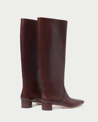 Loeffler Randall Premium - Indy Espresso Leather Tall Boot