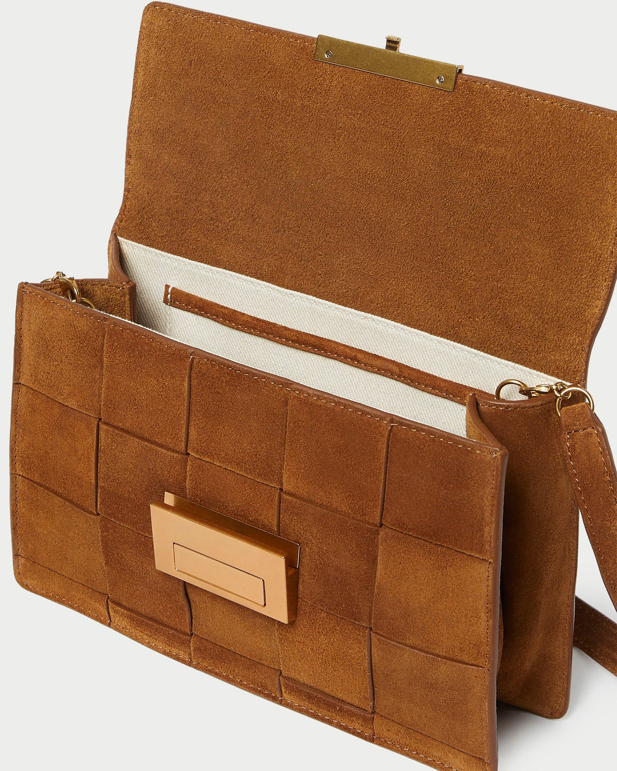 Loeffler Randall Value - Delphine Cacao Suede Shoulder Bag