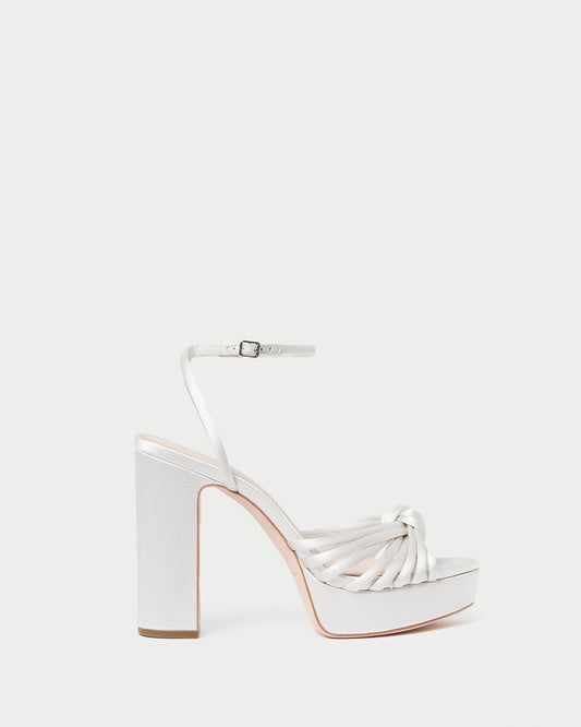 Loeffler Randall Discount - Rivka Cream Knot Platform Sandal