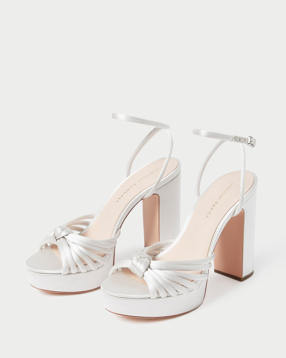 Loeffler Randall Discount - Rivka Cream Knot Platform Sandal