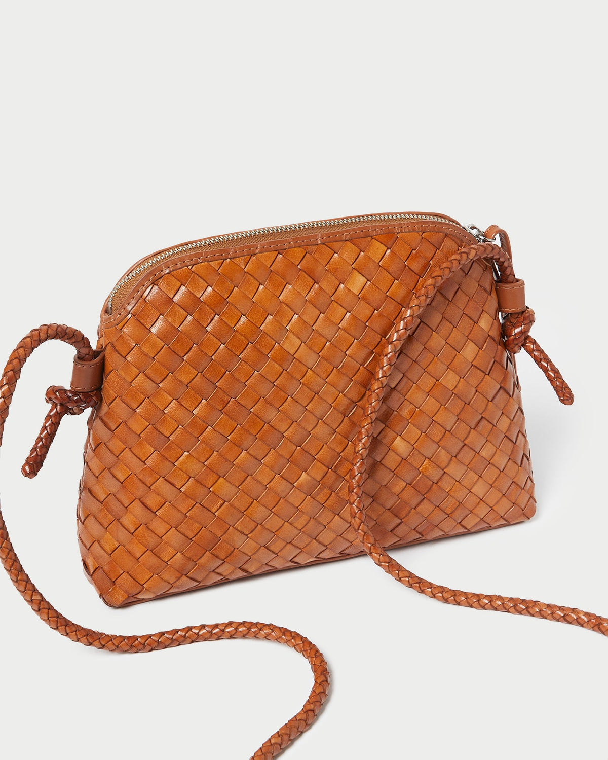 Loeffler Randall Smart Buy - Mallory Timber Woven Leather Crossbody