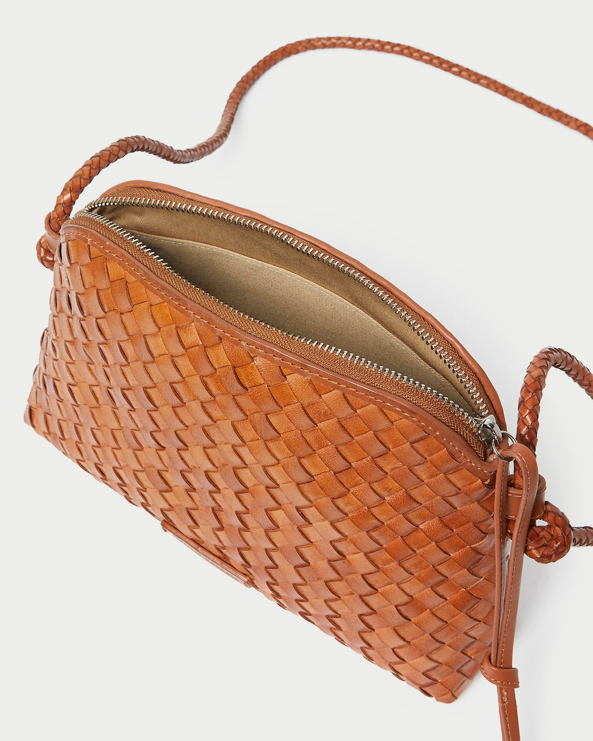 Loeffler Randall Smart Buy - Mallory Timber Woven Leather Crossbody