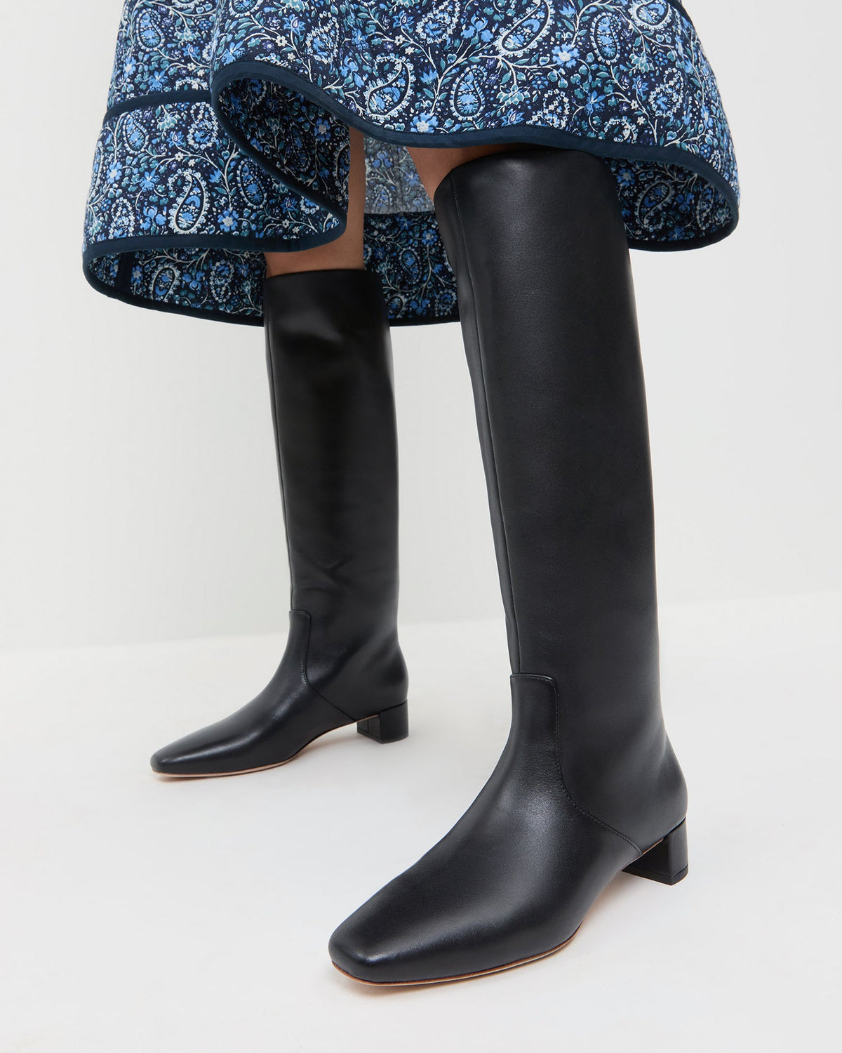 Loeffler Randall Quality - Indy Black Leather Tall Boot